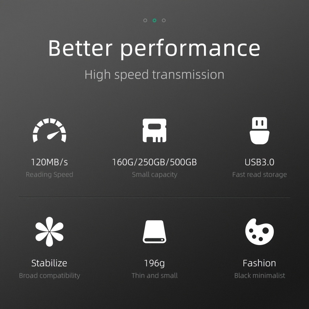 Compact External Hard Drives, 500G Portable Drives, USB 3.0 High-Speed Read And Write, Portable External Storage Drives, Mechanical Hard Drives, Compatible with Laptops, Smartphones, And Computers. 13 Compact External Hard Drives, 160G/250G/500G Portable Drives, USB 3.0 High-Speed Read And Write, Portable External Storage Drives, Mechanical Hard Drives, Compatible with Laptops, Smartphones, And Computers.