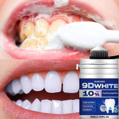 9 hydroxyapatite tooth powder remineralizing tooth powder deep cleaning ideal for oral health and hygiene gift for women men breath freshener toothpaste tooth cleaning powder