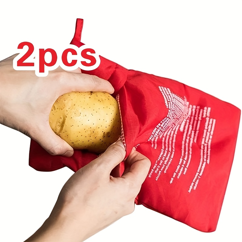 2pcsmicrowave Potato Cooke Cooker Bag Baked Microwave Cooking Potato Baking Tool Baking Bag Microwave Oven Potato