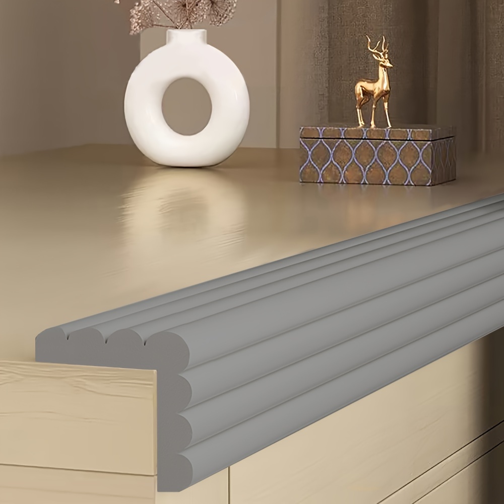 

Bande de Protection d'Angle en PVC de 2 Mètres, Garde-Bord de Table Anti-Collision, de Sécurité pour de Mur et de Lit avec Adhésif