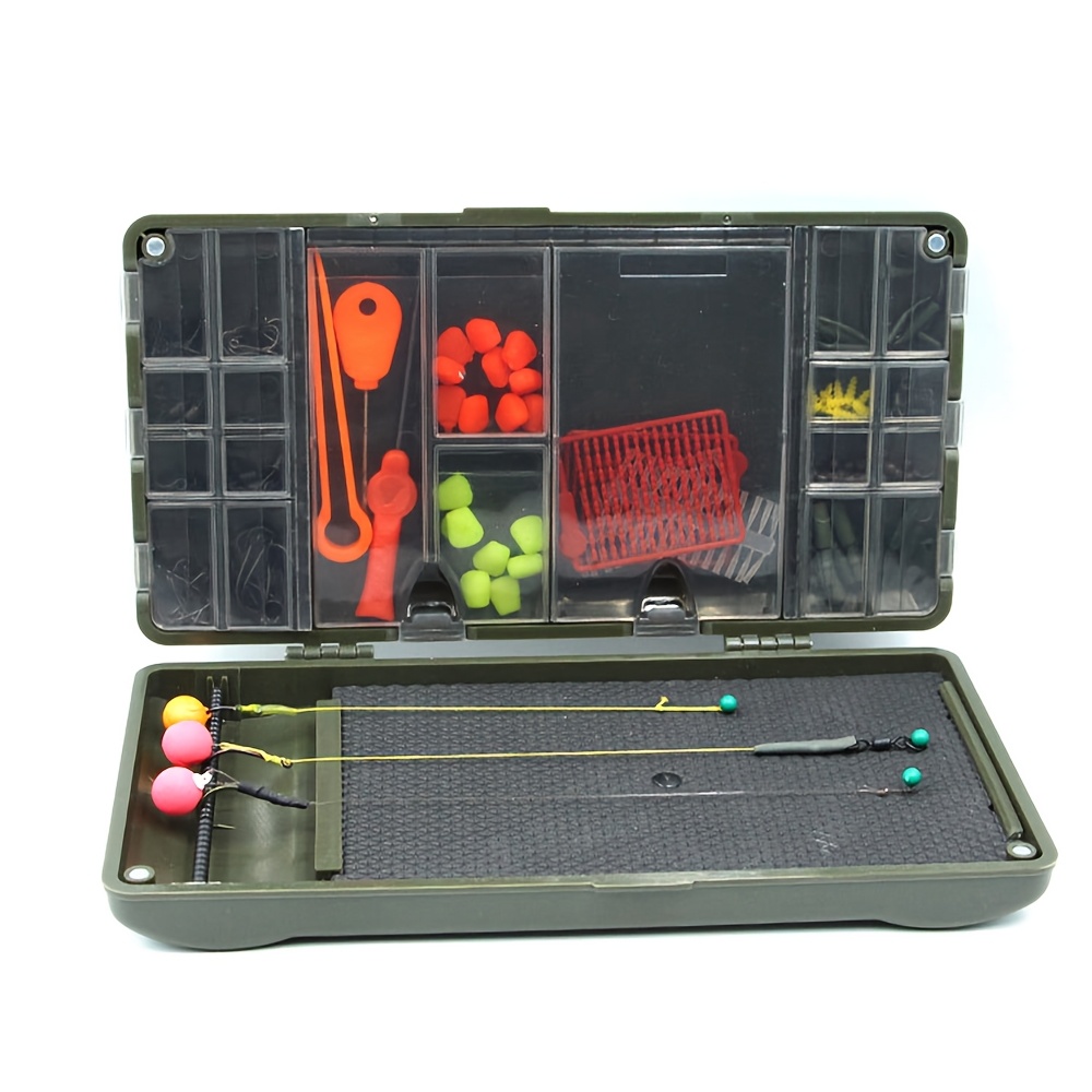 carp fishing tackle box rig hair zig rig fishing Temu