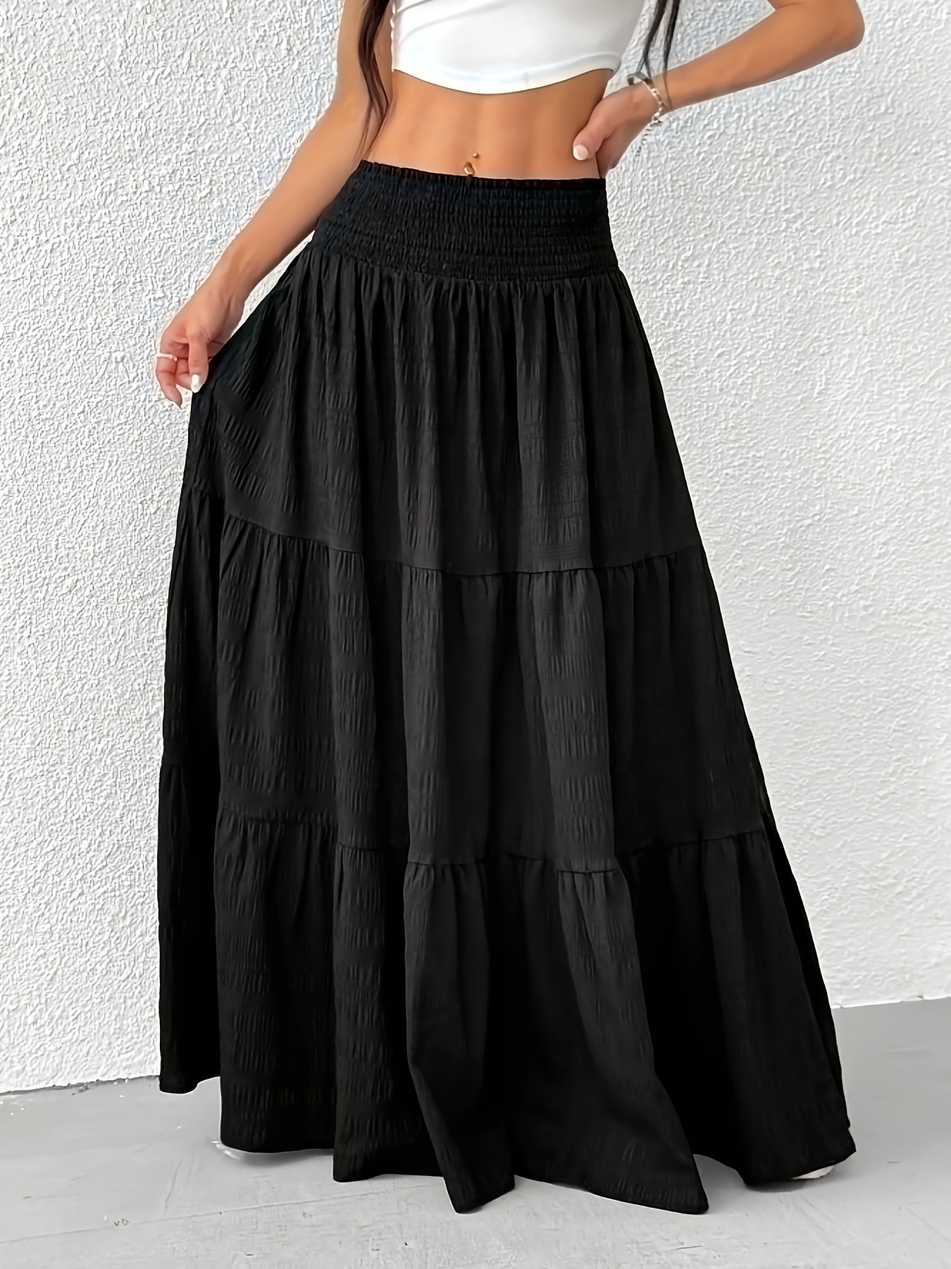 【Grace U】韓国人気 ★(XS,S,M,L) Tessa Flare Skirt Tessa Flare Skirt (Cream) - GRACE U