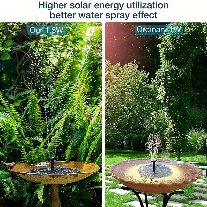 AISITIN Fontein op zonne-energie voor buiten, drijvend, 3,5 W, pomp op zonne -energie, met batterij voor aquariumtuin, vijvervogelbad, fontein (3,5 W AISITIN Fontein op zonne-energie voor buiten, drijvend, 3,5 W, pomp op zonne -energie, met batterij voor aquariumtuin, vijvervogelbad, fontein (3,5 W