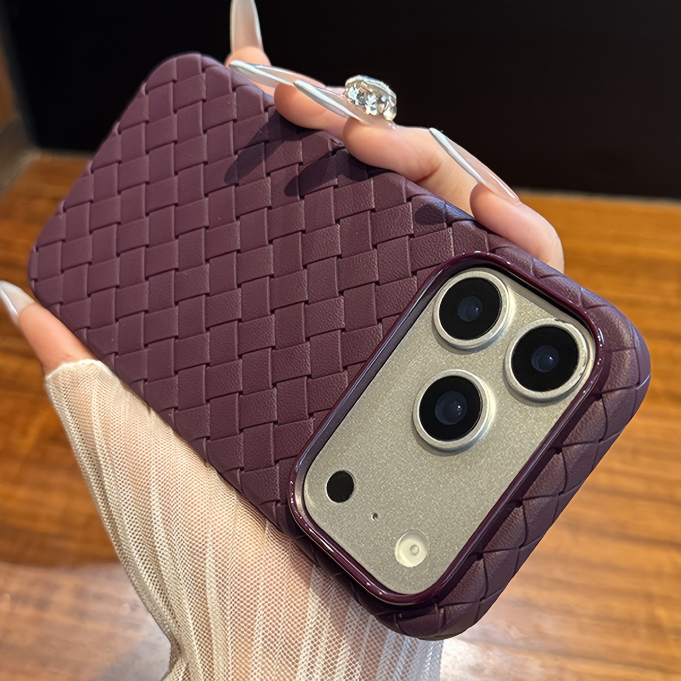 TEMU Étui de téléphone : Étui de luxe à motif avec dissipation thermique, compatible avec iPhone 18 Pro Max, 18 Pro, 17 Pro Max, 17 Pro, 17, 16 Pro