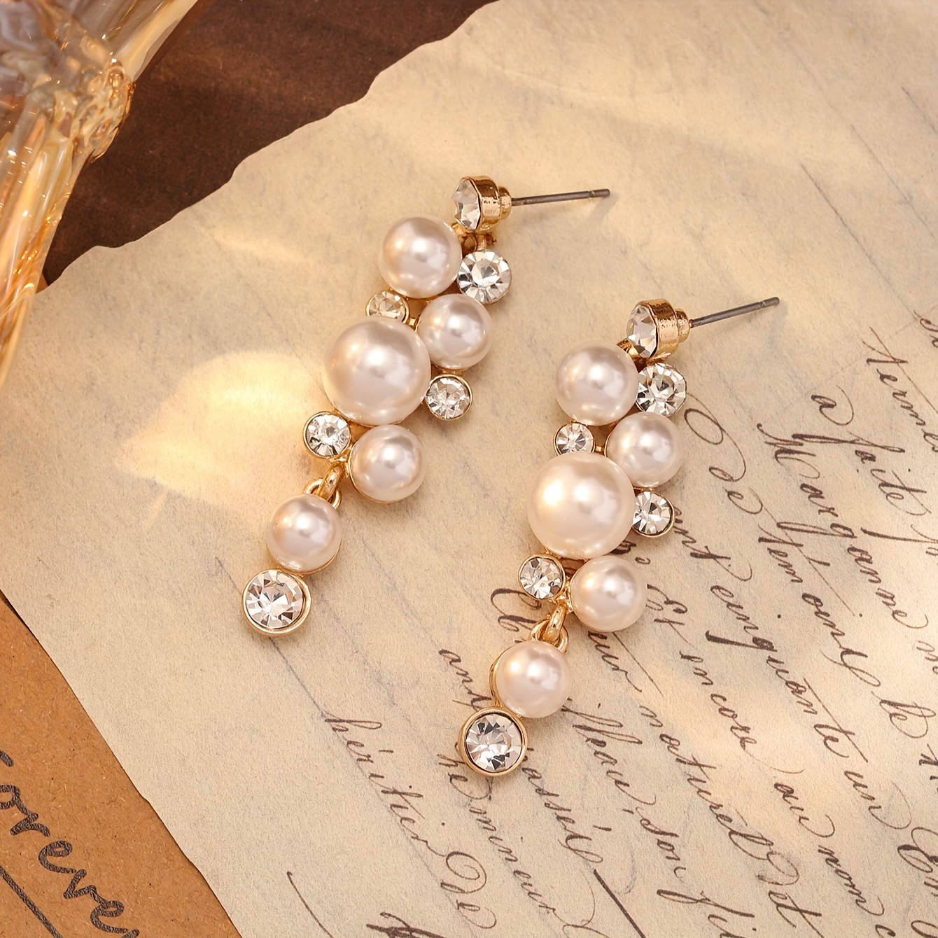 Women's Trendy Minimalist Beach Design Earrings, Stud & Drop