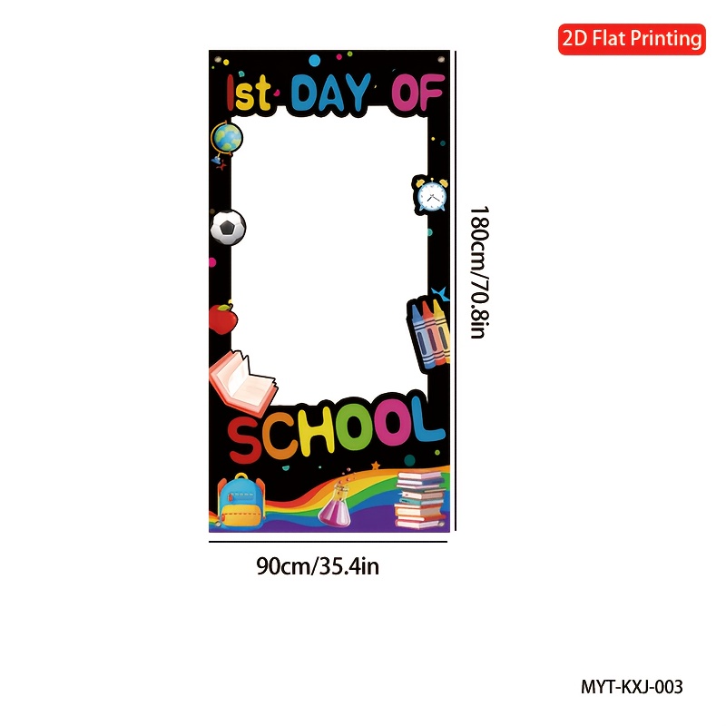 TEMU 2D Plat, 2D Plat - 2D Plat, 2D Plat - 2D Fond de Cadre Photo de Rentrée Scolaire, Carrés Colorés, Décoration de Fête de Rentrée Scolaire,