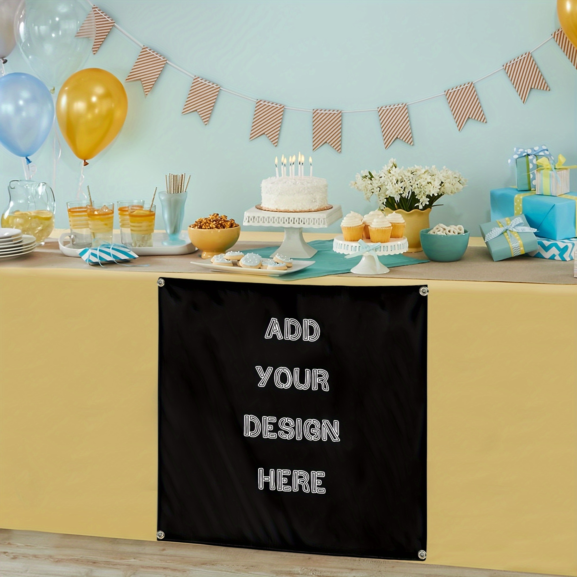 

Customizable Banners For Indoor And Outdoor Events: Birthdays, Parties, Graduations, And Business Advertising