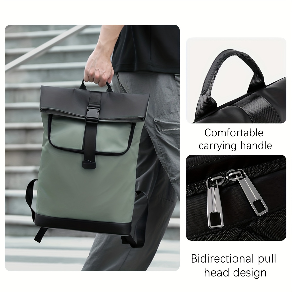 New Men'S Backpack for Daily Outings, Stylish And Versatile for Commuting, Leisure, And Travel