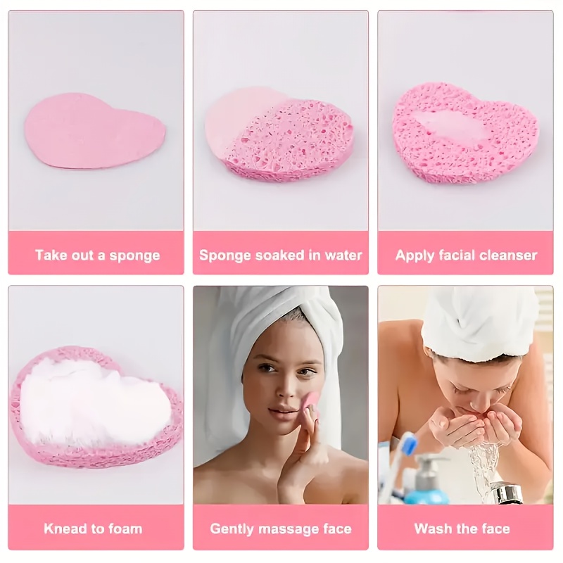 Komprimierte Gesichtsschwämme Set – 48 Stück, B Produktbild-Vorschau 2