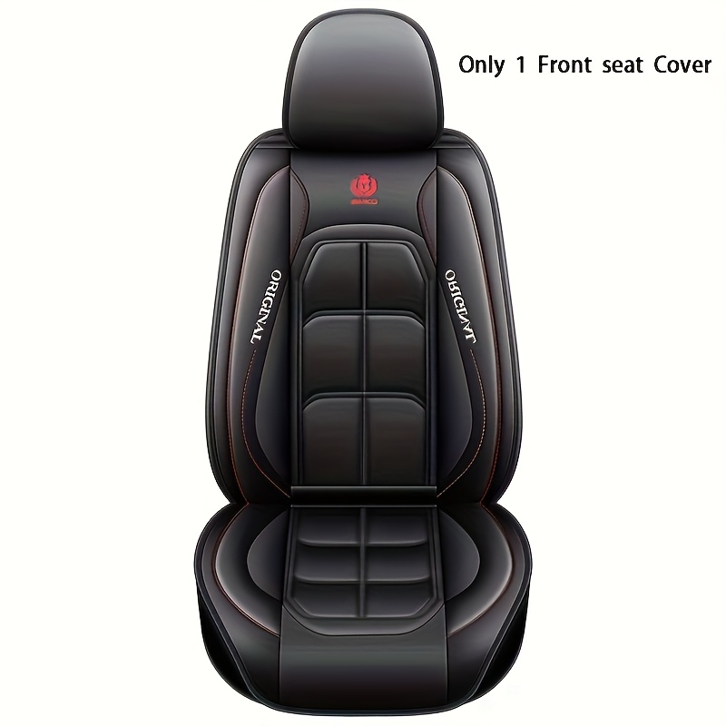 TEMU 1pc Faux Car Seat Cover Single 1pc Seat Cover - Front Seat Protection Pad For Sedan And Suv - Pickup Truck Cover Durable, Comfortable, Stylish