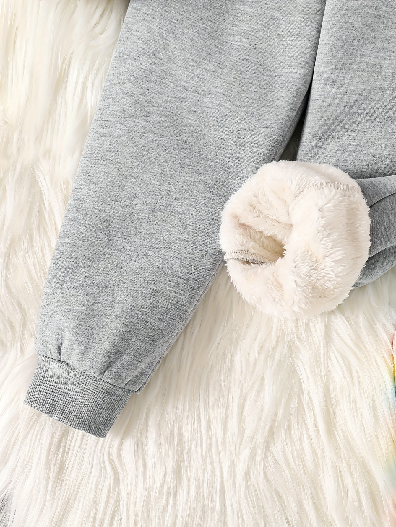 Boys' Hooded Long-Sleeve Fleece-Lined Sweatshirt and Sweatpants Set