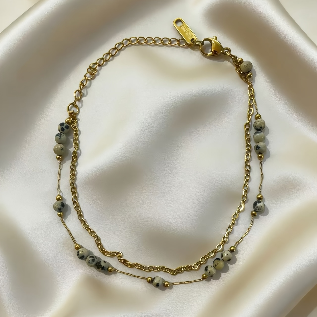 Women's Double-Layer Golden Chain Bracelet
