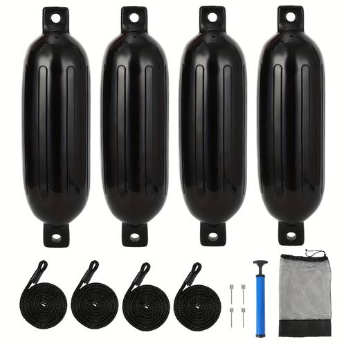 eva boat fenders for docking boat bumpers with nylon rope and fixed for yachts sailing dinghies boats