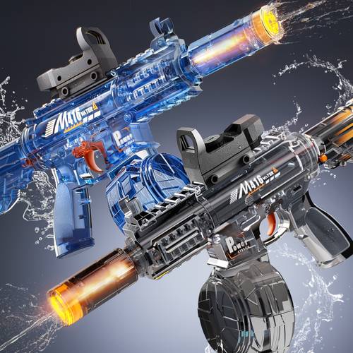 electric water gun for kids ages 3 6 auto toys large tank with sound and light summer outdoor pool beach party toys birthday gifts for boys girls