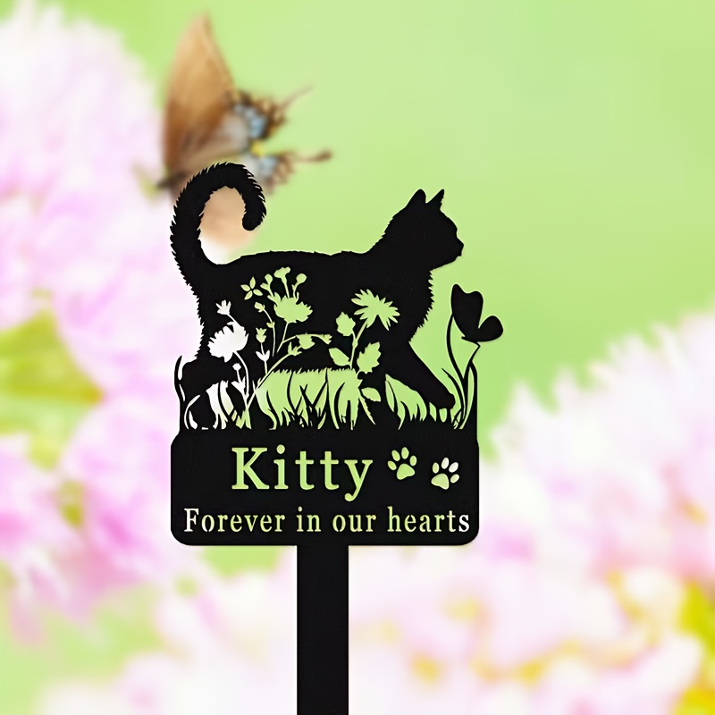 Personalized 2D Plane Pet Memorial Plaque
