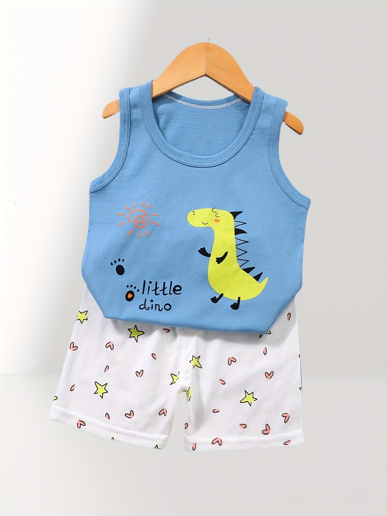 Cotton Dinosaur Print Suit