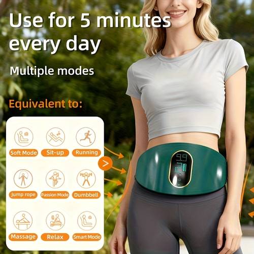 portable massage loss and full body massager usb charging adjustment fast 28 lbs lazy machine abdominal and belly essential for people with big elephant legs and beer