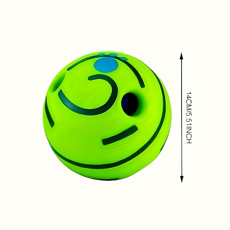 TEMU Toys, Pet Interactive Squeaky Ball Toy, Dog Iq Training Ball Dog Toy Interesting Squeaky Sounds When Rolled Or Shaken, Pet , Dog Spherical Toy