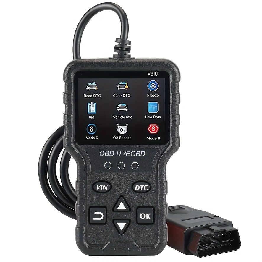 TEMU 2025 Newest Scanner Diagnostics Tool, Full Functionality, Reset, 6 & 8, Engine Code Reader For All Obdii/eobd Vehicles Post-1996, 36v Max, Usb
