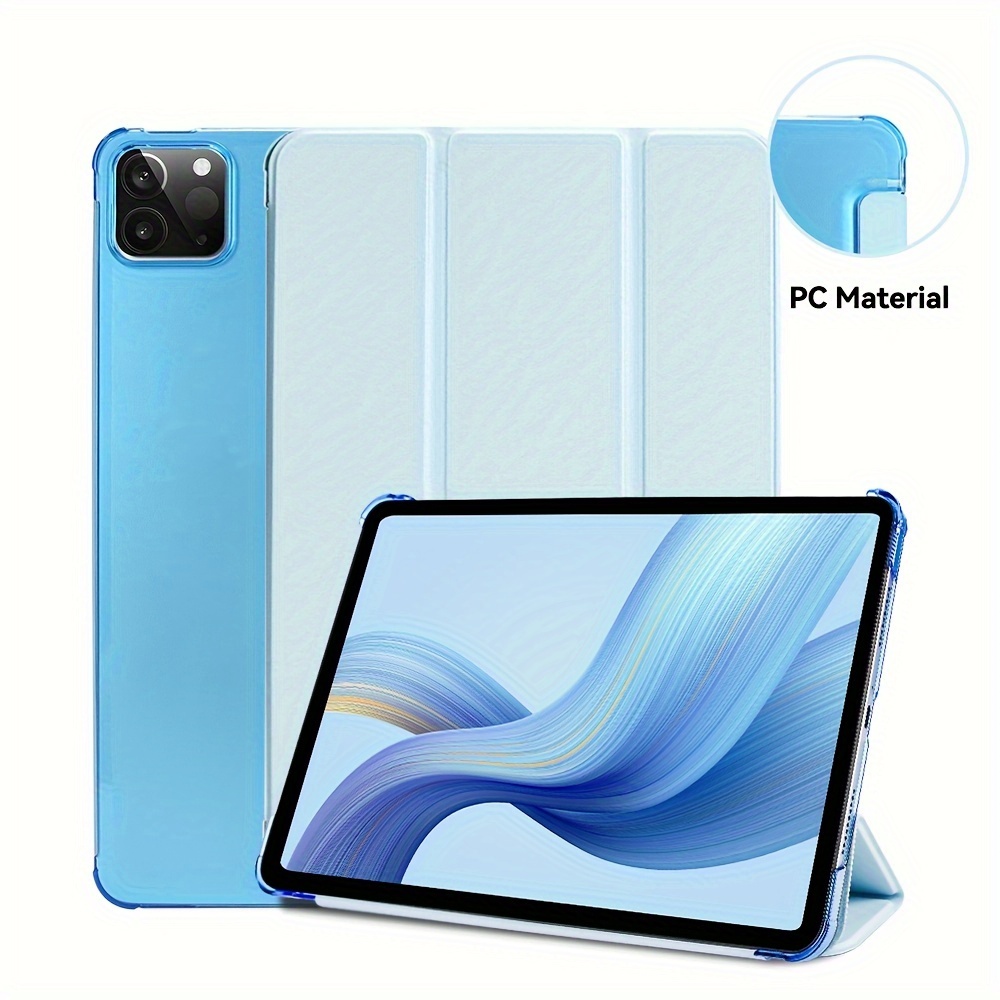 

Xiaomi Tablet 6/ 2024 Case, 11-inch Triple Fold, Leather & Pc Material, Semi-through Hard Shell, Frosted Protective Cover