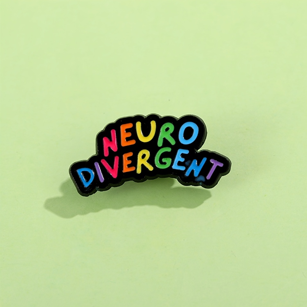 Image of Neuro Divergent Enamel Pin Fashion Decorative Badge Ornaments Lapel Bag Badges Gift Pin