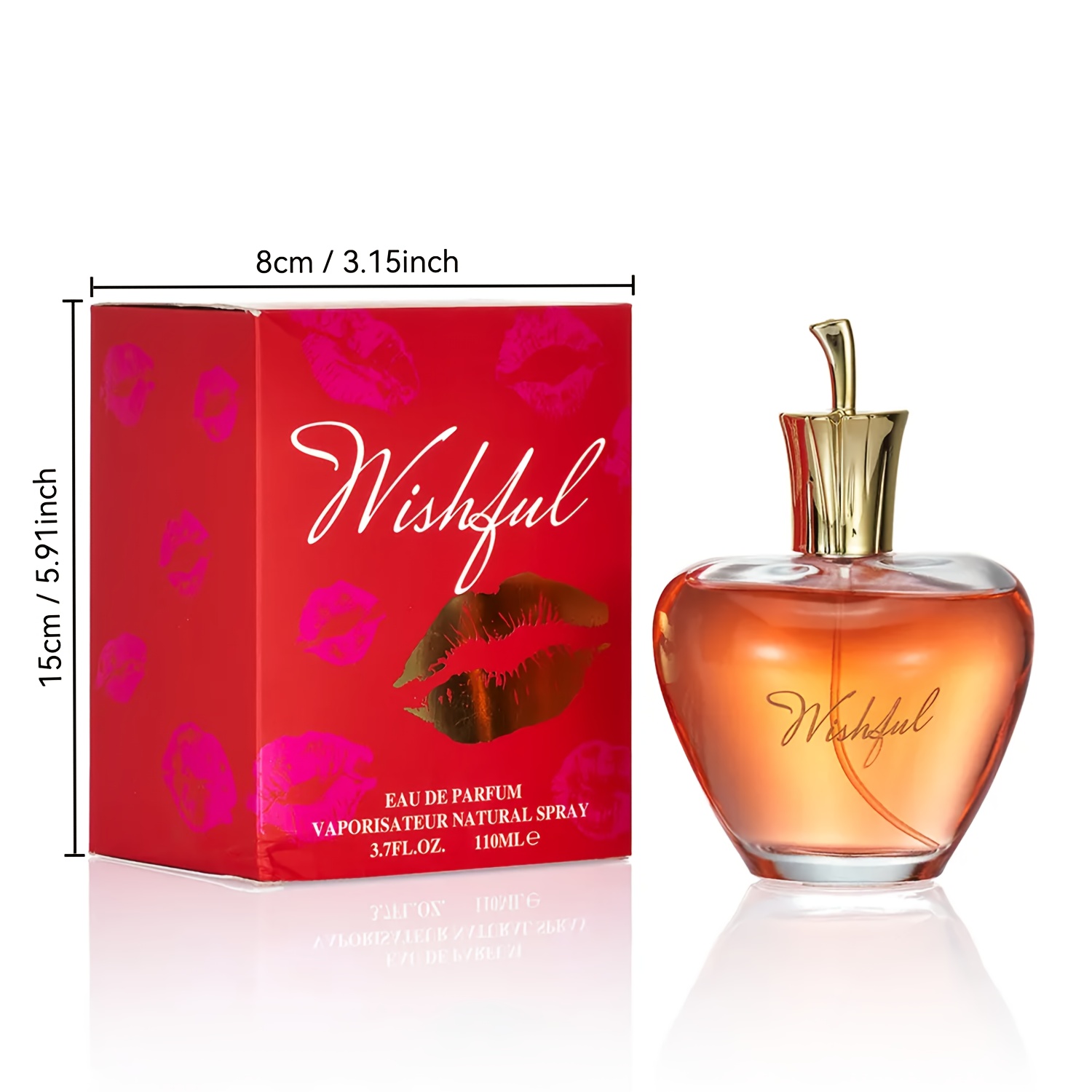 3.72fl.oz NEW Wishful Perfume For Women, A Girl Women Perfume Long Lasting Mist With Gourmand NotesPerfect For Gift Or Casual Attire For TheModern Lady Travel Size Long Lasting'SellerPerfume Spray, The Best Gift For Valentine'sDay