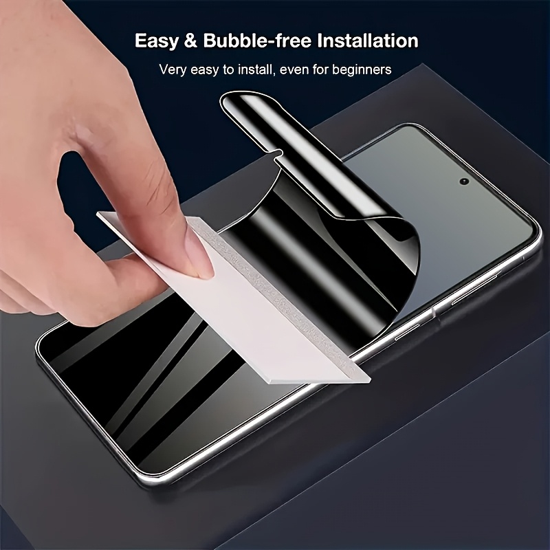 anti hydrogel film full coverage mobile screen Temu United Arab