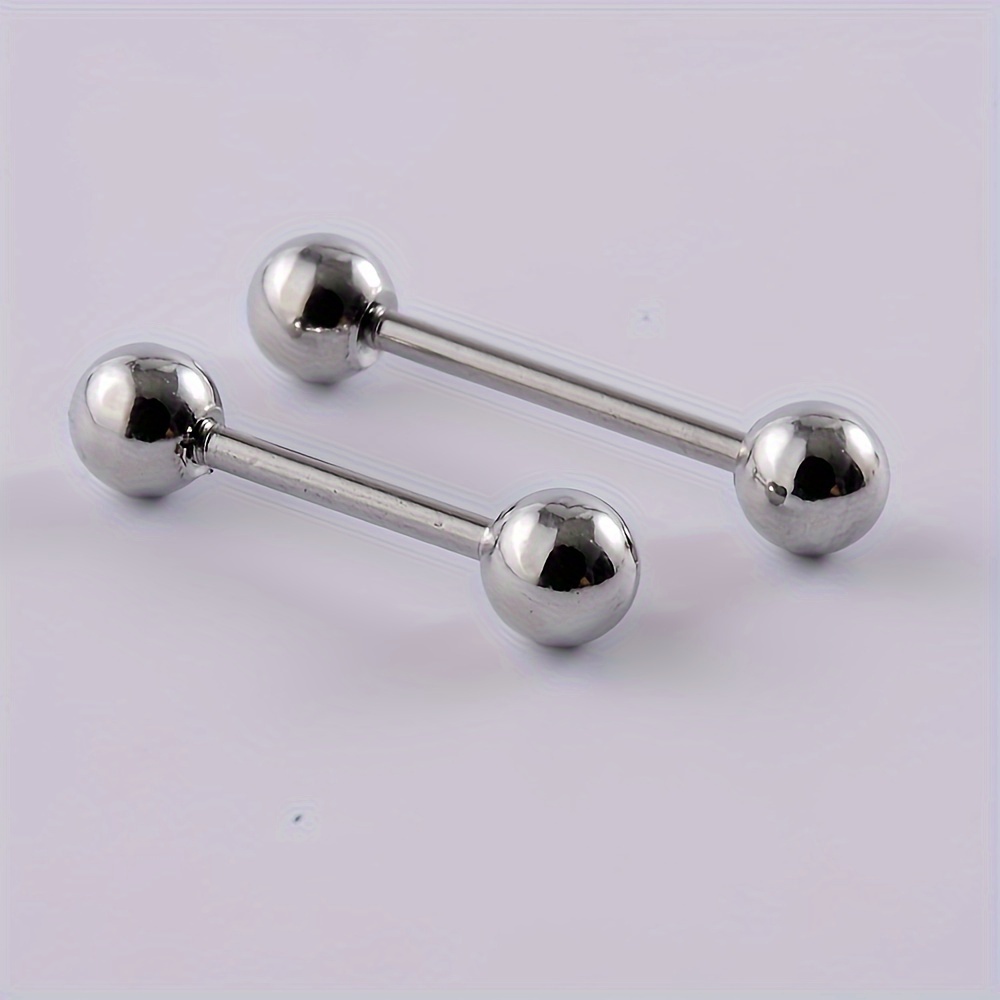 10pcs Stainless Steel Minimalist Ear Piercing Studs, Daily Wear