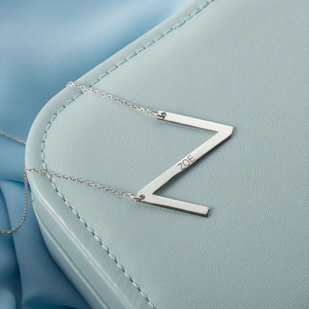 Customized Classic Name Necklace with 26 Letters, Gift for Her