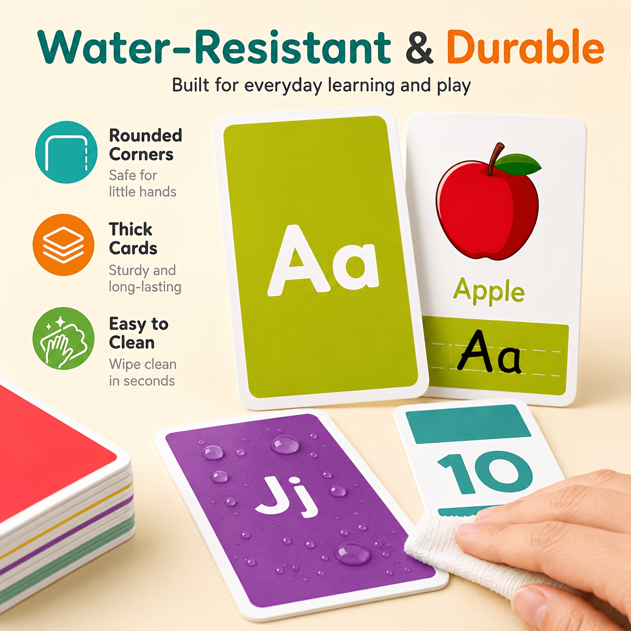 58pcs Children Learning Cards for Cognitive Development