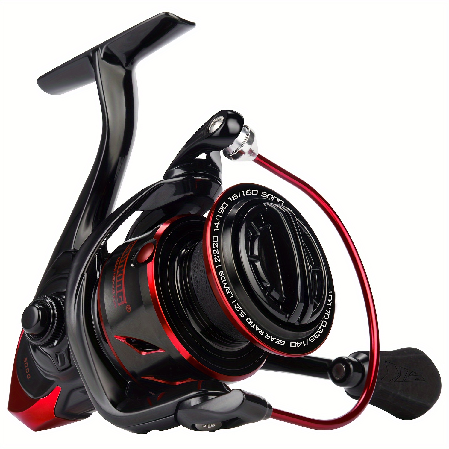 One Bass Fishing reels Light Weight Saltwater Spinning Reel - 39.5 LB Carbon