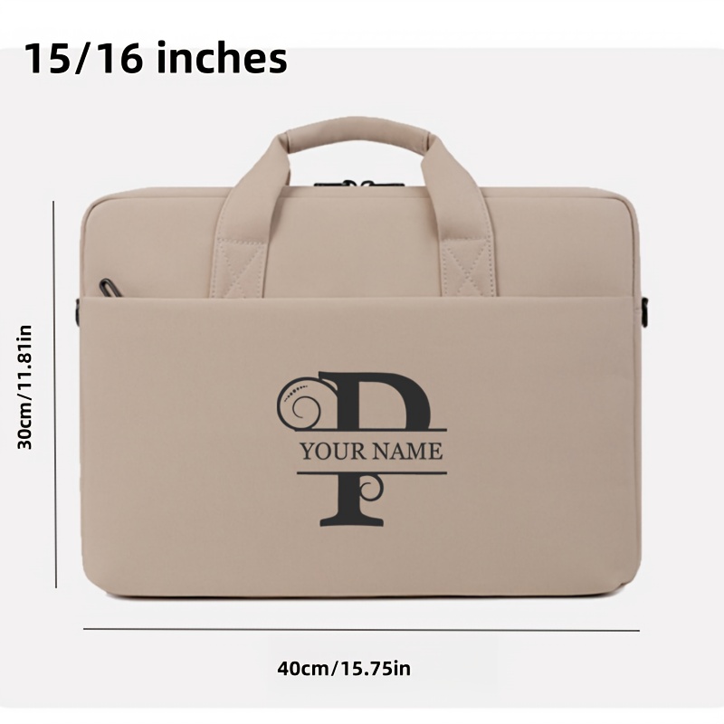 Personalized Large-Capacity Laptop Backpack with Custom Text Option