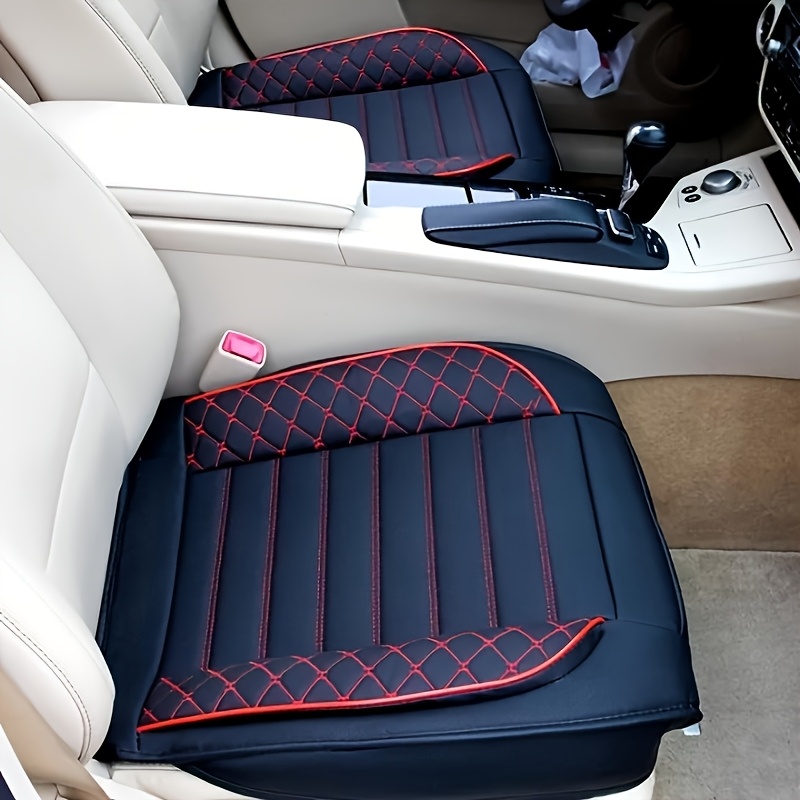 kingphenix Autositzkissen aus Memory Foam – Erhöht die Sitzhöhe, lindert Rückenschmerzen – Ideal für Auto, LKW und Bürostuhl (Schwarz