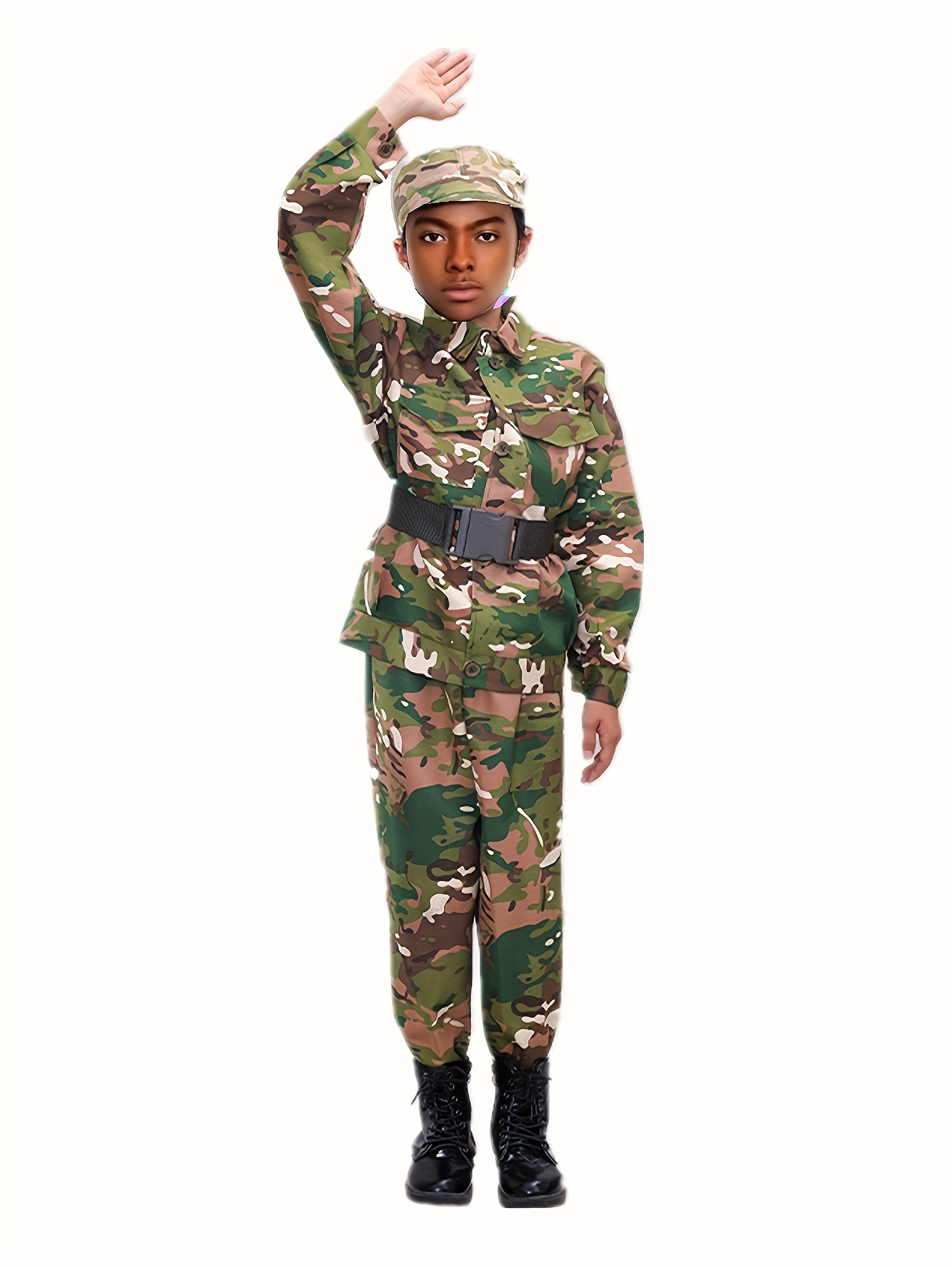 Ropa Militar Para Ropa De Camuflaje Para NiÃ±as Disfraz De Militar Camuflaje  Para Niños, image size:800x1066