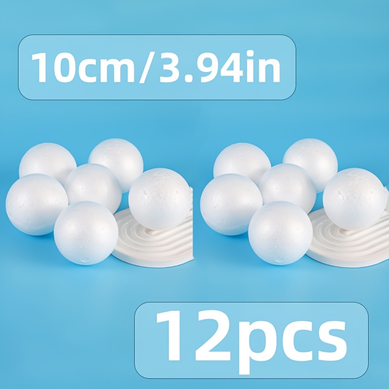 TEMU 12pcs 12pcs (for Text Variants) Handmade Balls - 10cm Suitable For Diy Craft Ornaments, Christmas Tree Decorations, Wedding & , Hand-painted