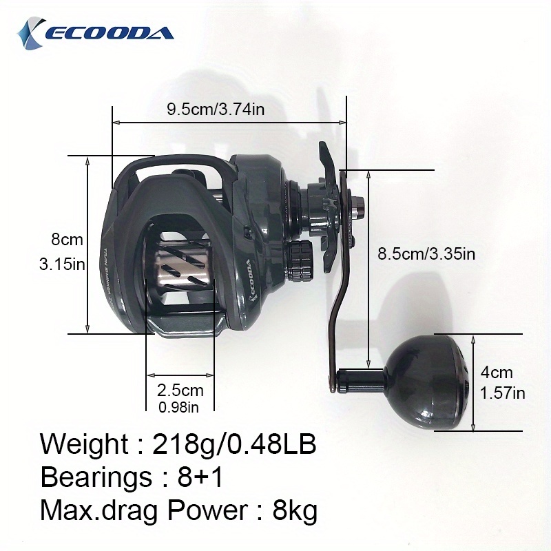 ets 200 bait casting reel fishing reel gear ratio 6 6 - Temu Cyprus