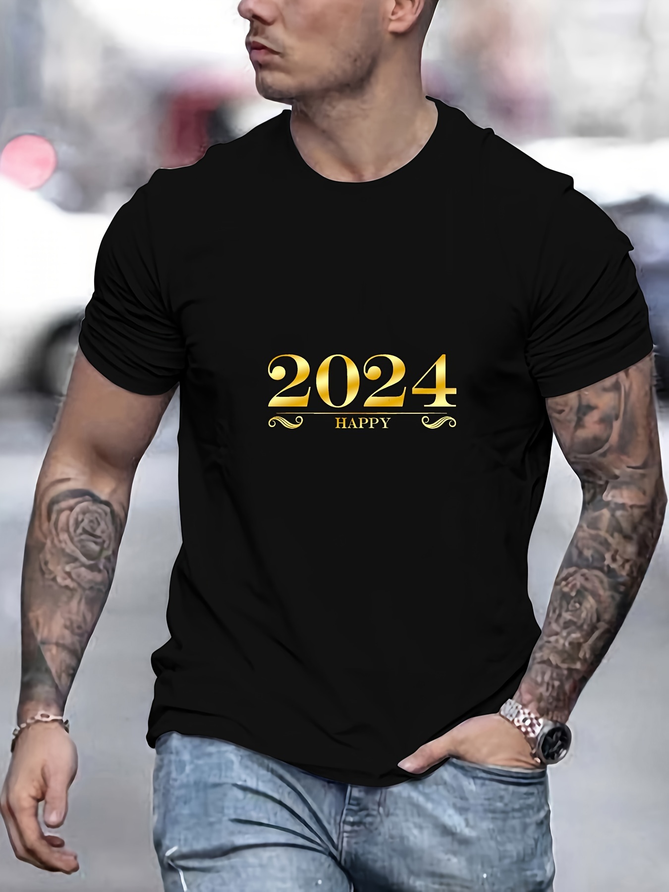 t shirt homme 2024 à manches courtes tee - Temu Mauritius, image size:800x1067