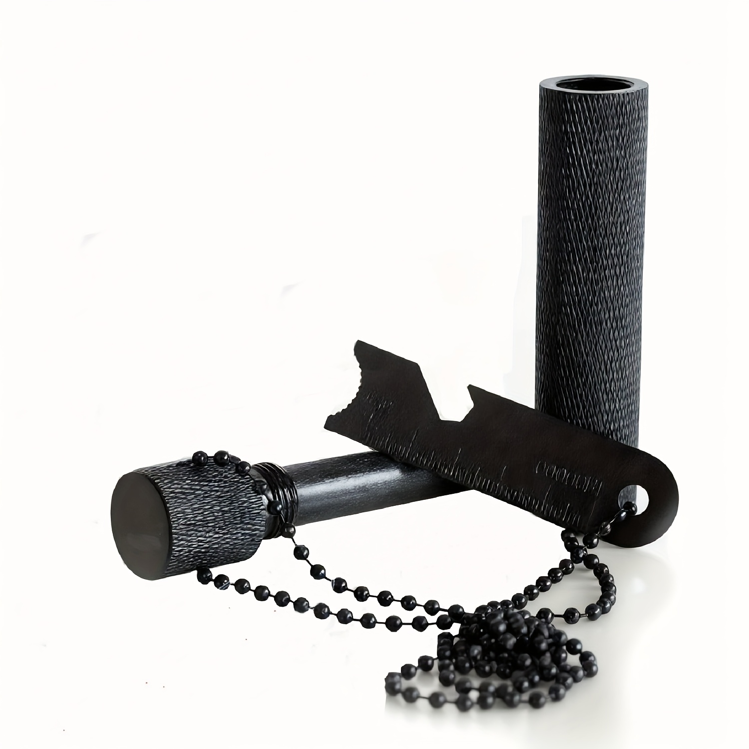 Image of -one Flint And Steel Fire Starter Kit - Ferro Rod Survival Tool With Large Magnesium Rod; Weatherproof Camping & Hiking