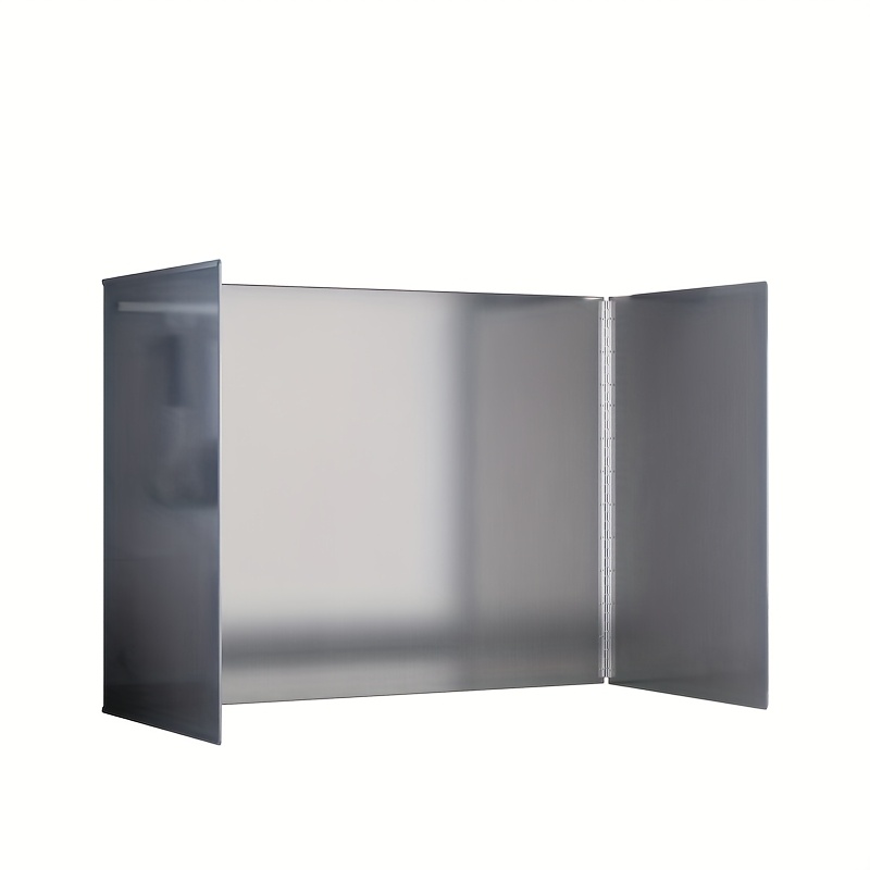 TEMU Stainless Steel Splash Guard For Kitchen, Oil And Water Barrier