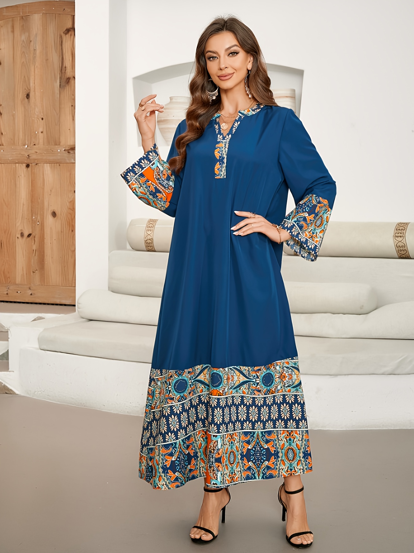 semi formal eastern dresses Chiffon Embroidered 3 Pc Suit