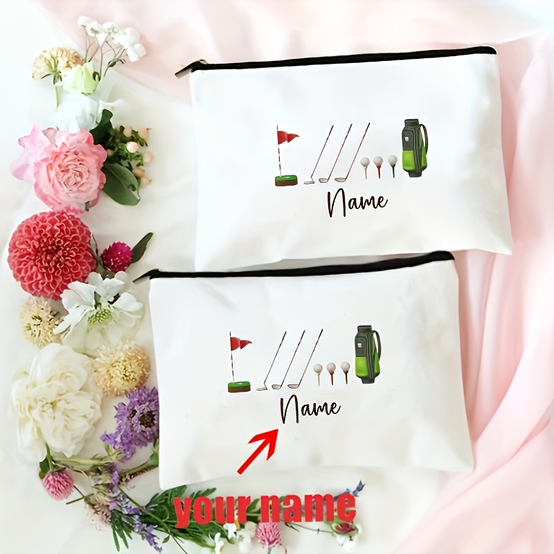 TEMU Neceser de - Bolso de Viaje con Personalizado para Almacenar Artículos de , Ideal para al Golf, con Diseño Temático de Golf. Es para Golfistas y