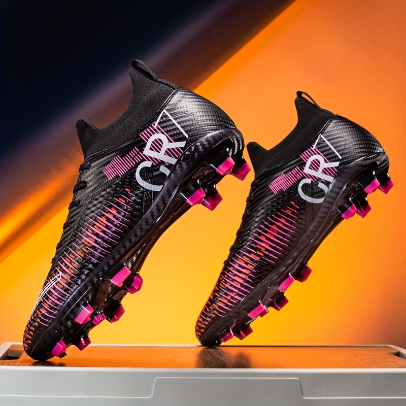 youth boys' high top football cleats lightweight breathable Temu