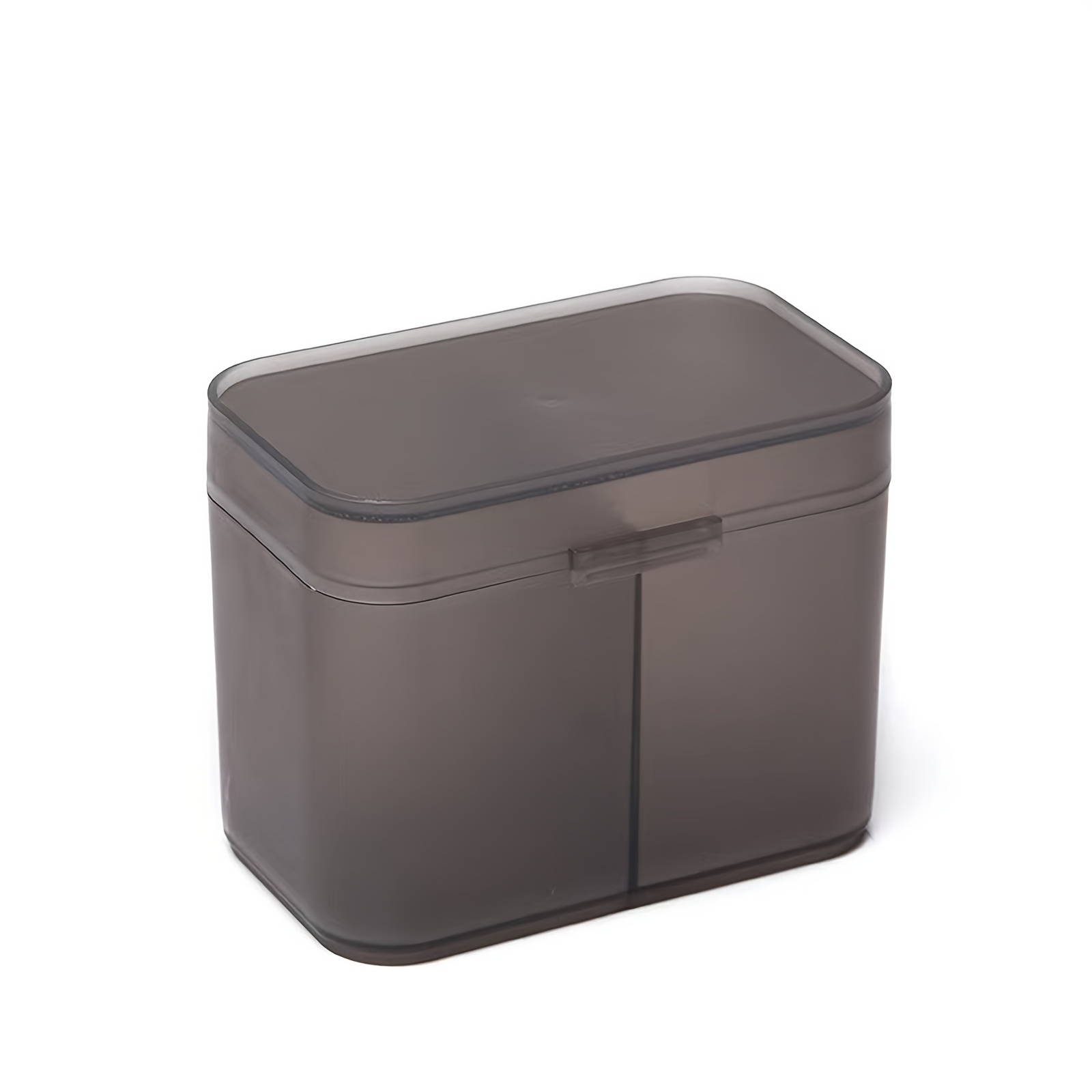 Portable Frosted Double-compartment Pads Box, Swab Nail Wipes Storage Box, Nail Accessoires Container Case, Nail Art Organizer Holder Box