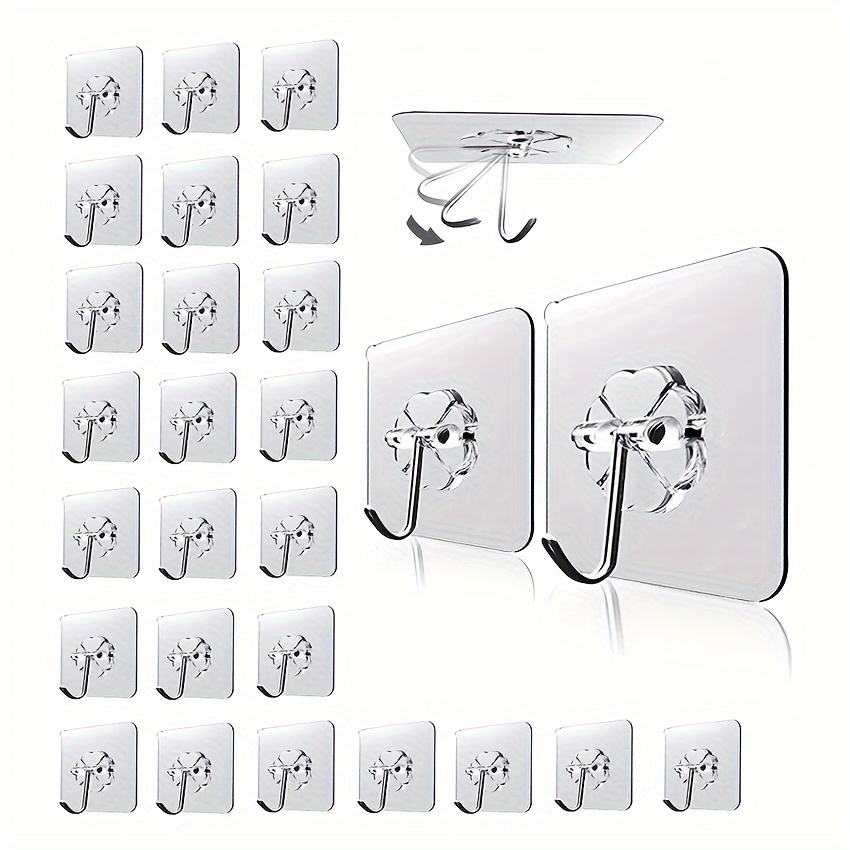 20pcs     hooks no drilling required sturdy and   suitable for kitchen and bathroom organization details 0