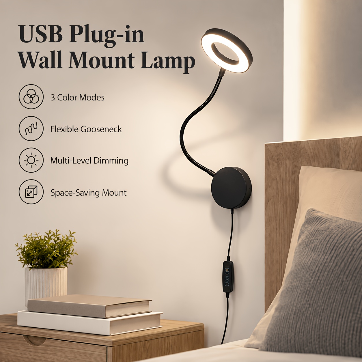 360° Adjustable LED Wall Mounted Smart Light