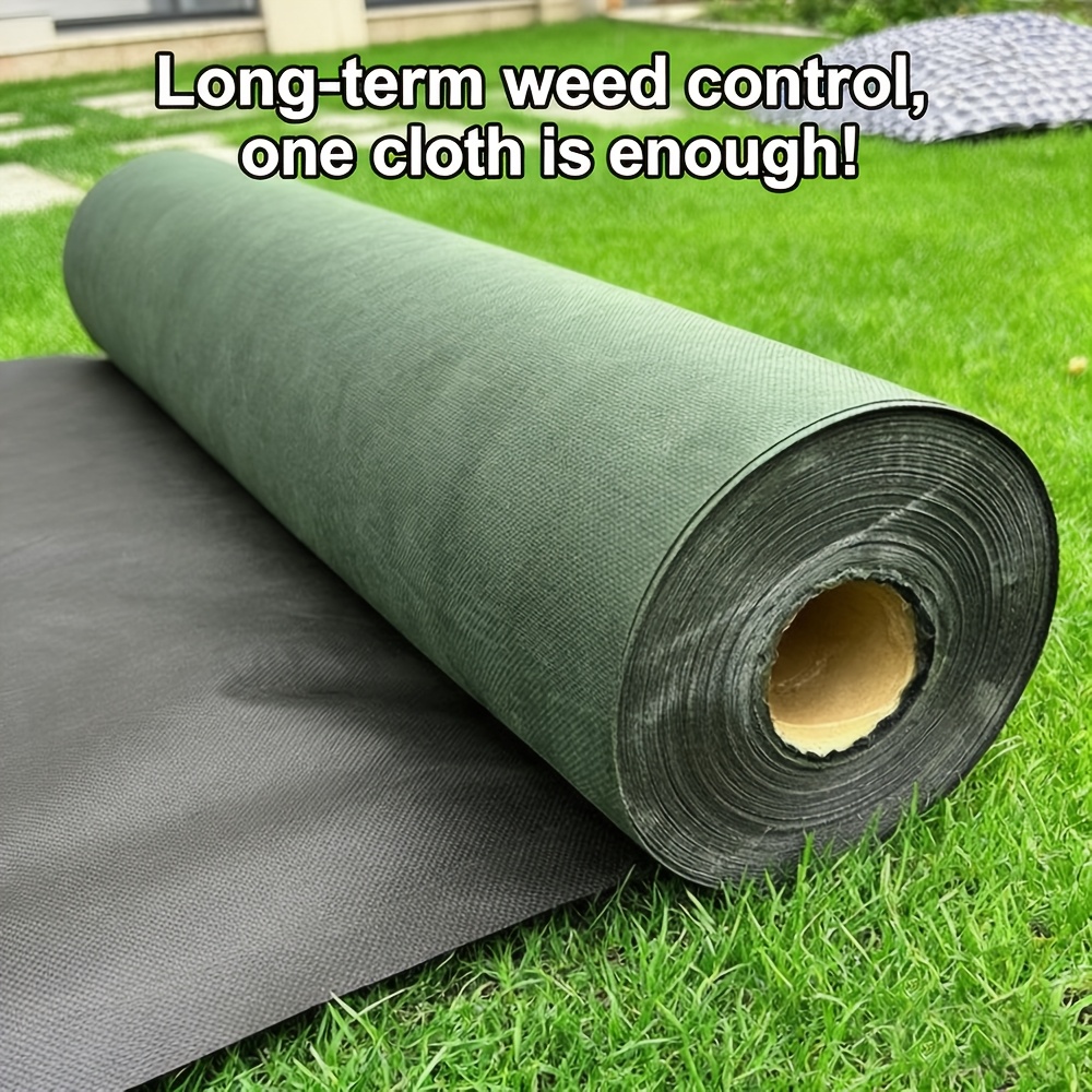 thickened garden ground cover mat double sided gardening mat durable ground cover with 4 ground pegs suitable for vegetable gardens flower beds and courtyards durable double sided landscape fabric   suitable for courtyards