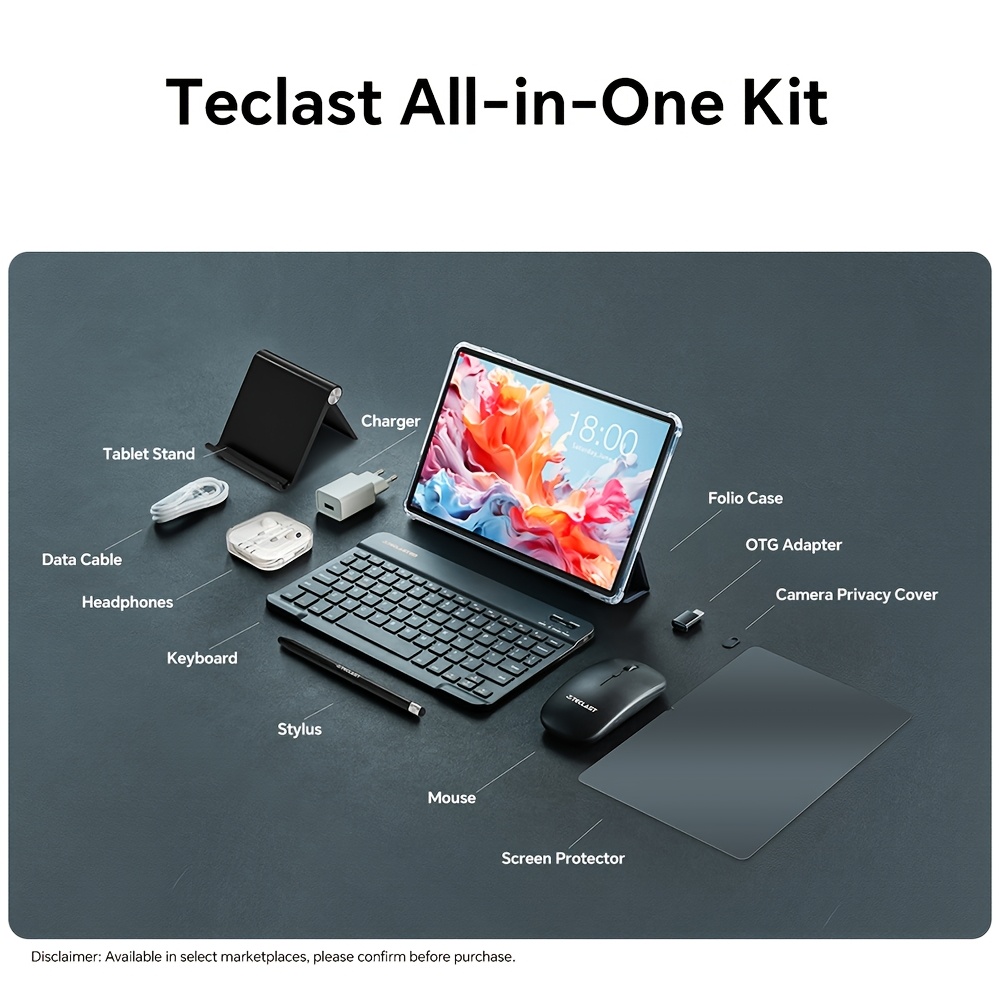 teclast p30t tablet new android 15, 10.1-inch ips display