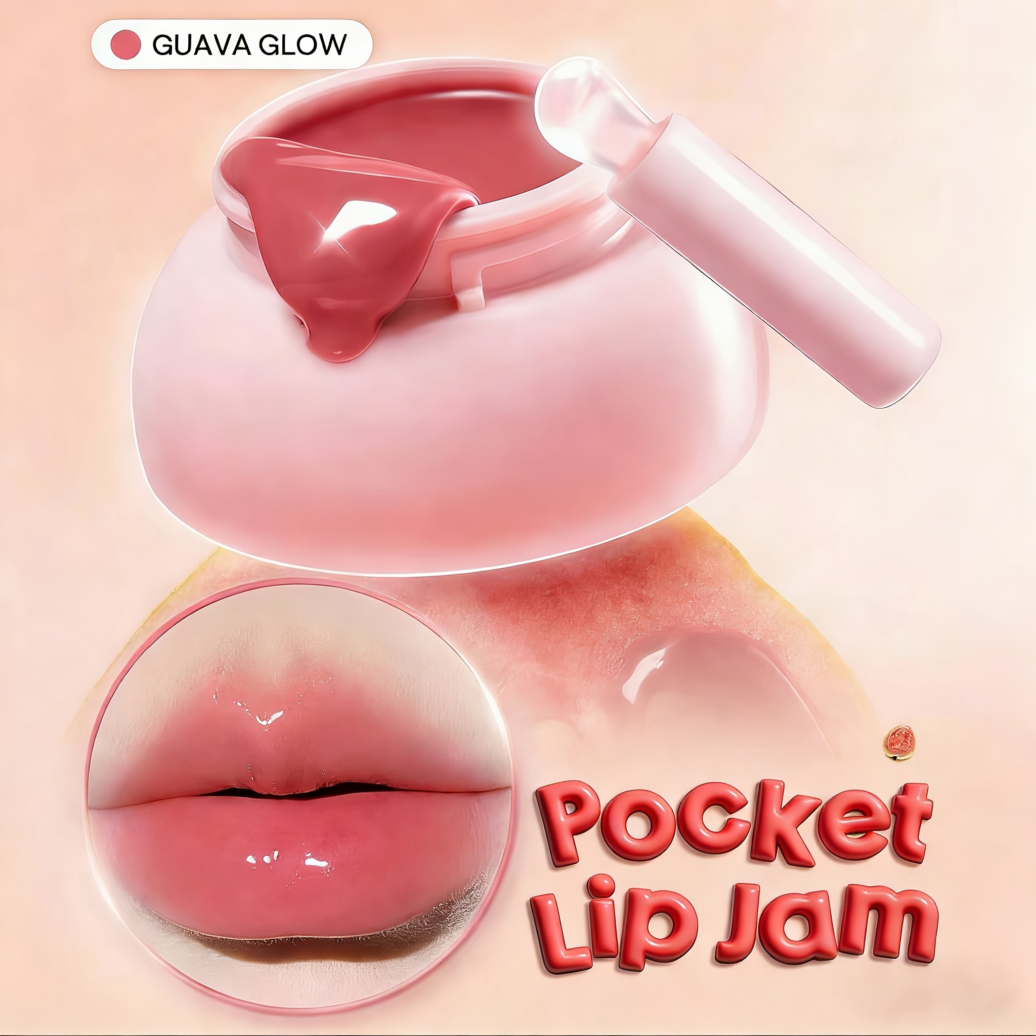 TEMU 8 Colors Of Small Honey Lip Gloss, Cute Packaging, With An Applicator, Easy To Apply, Bright Gloss, Moisturizing Lips, Making Lips As Shiny As