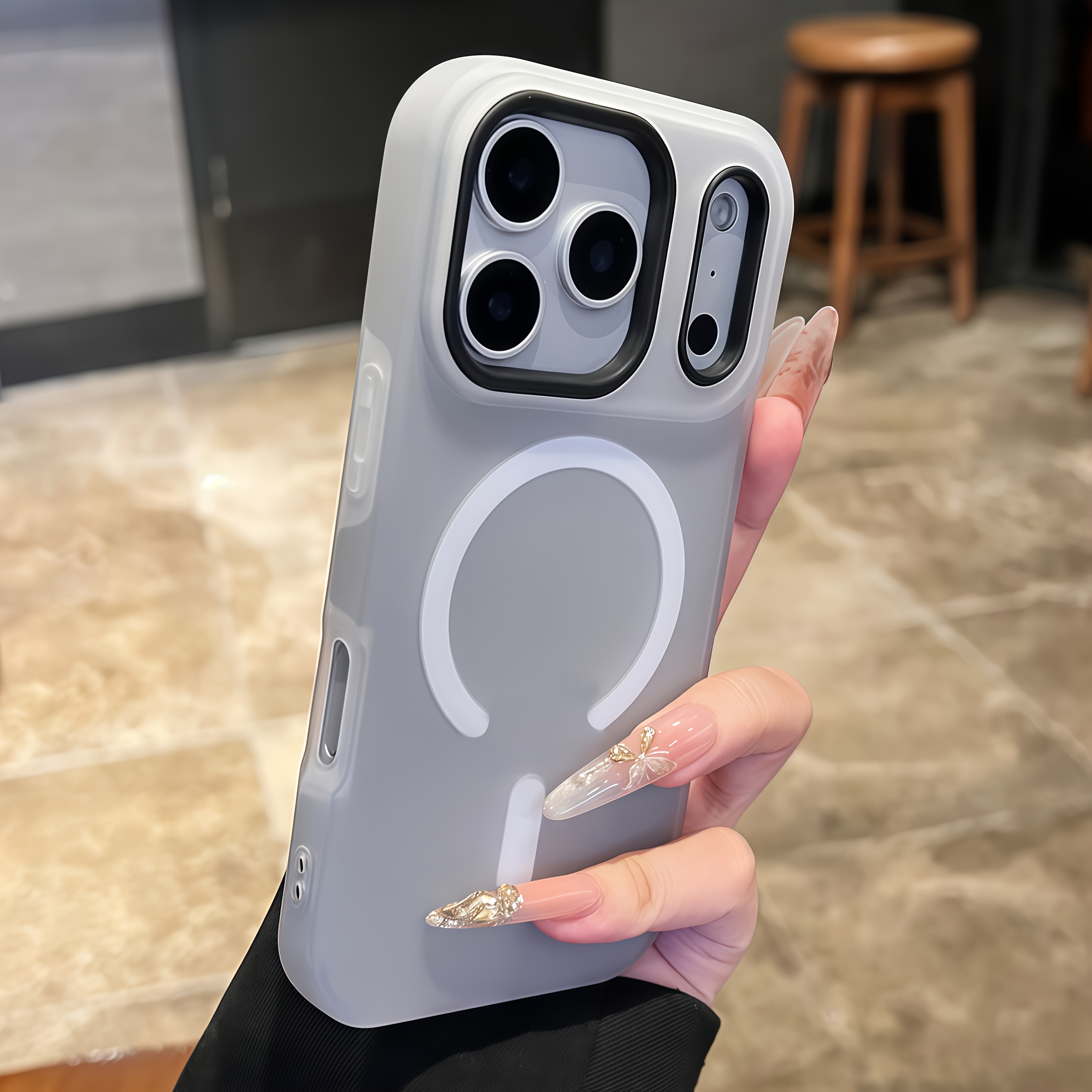 E-shop Handyhülle: Luxuriöse Candy-Farben 2-in-1 Magnetische Handyhülle Kompatibel mit iPhone 17 Pro Max Air 16 15 14 13 Pro Cover Matt Weiche Hülle