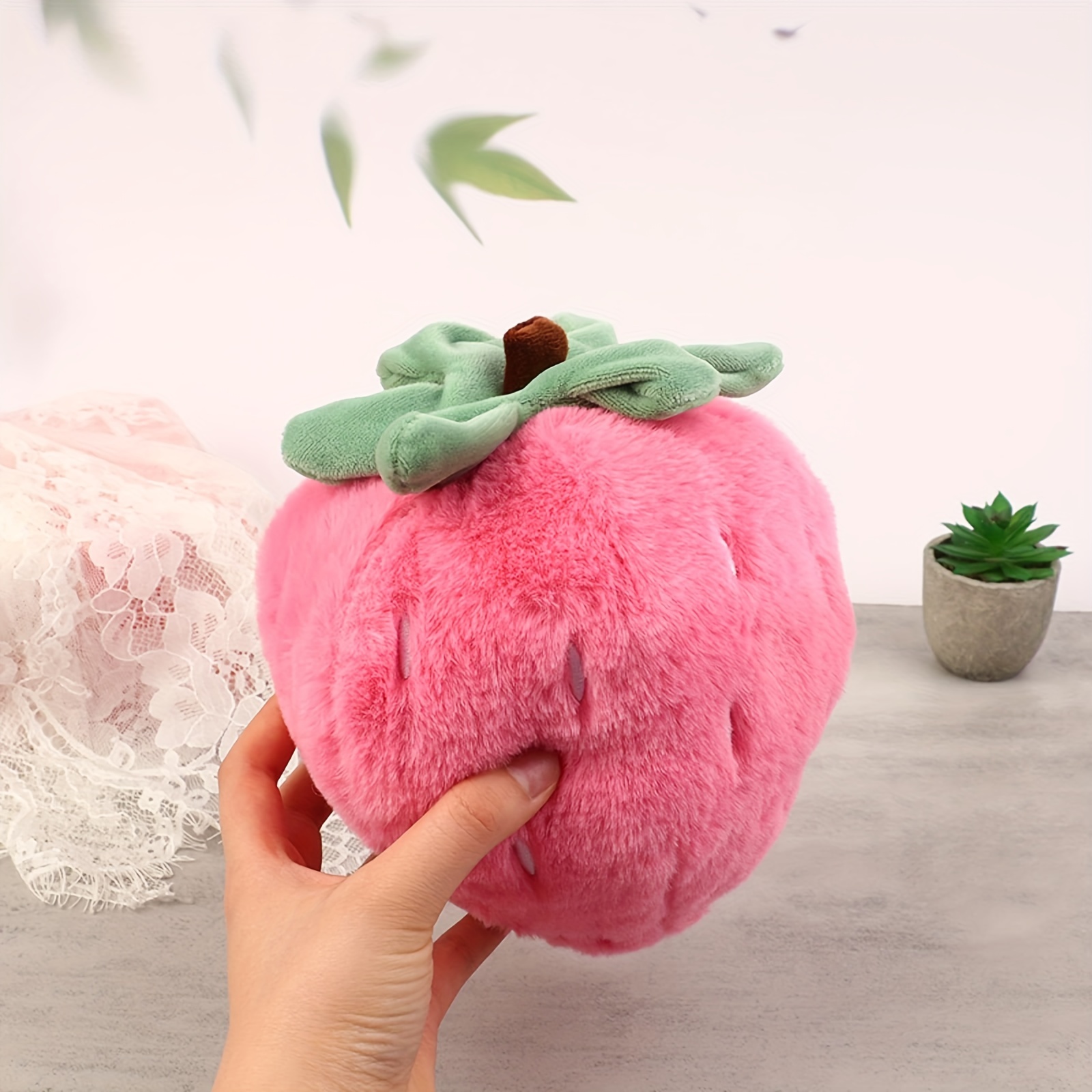 

Creative Plush Cartoon Fruit Doll Strawberry Plush Toy Fruit Cloth Doll